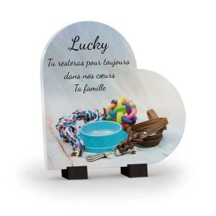 Plaque tombale pour chien