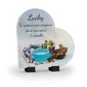 Plaque tombale pour chien