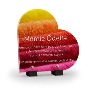 Plaque fils de couture colorés