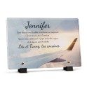 Plaque décès avion avec texte
