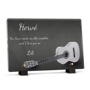 Plaque funéraire Elvis Presley personnalisable avec texte