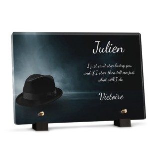 Plaque funéraire Michaël Jackson personnalisable avec texte