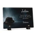 Plaque funéraire Michaël Jackson personnalisable avec texte