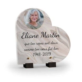 Plaque imprimée marbre pour 1 personnes