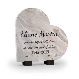 Plaque imprimée marbre pour 1 personnes