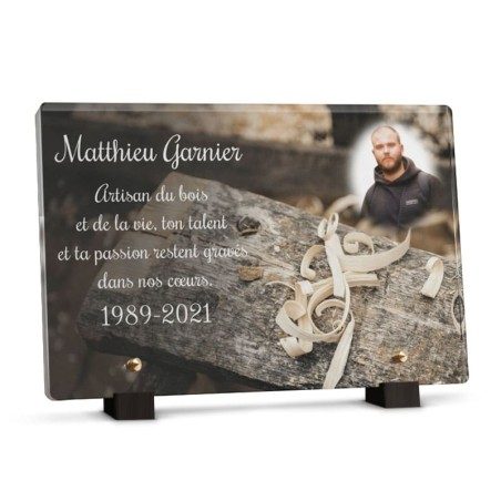plaque funéraire menuisier avec photo plaque funéraire menuisier avec photo