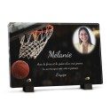plaque funéraire nba avec photo