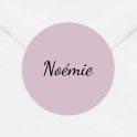 Stickers décès texte personnalisé