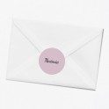 Stickers décès texte personnalisé