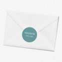 Stickers décès texte personnalisé