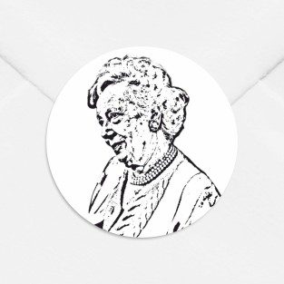 Stickers décès personnalisé photo dessin au trait