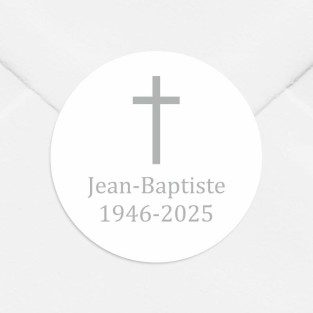 Stickers décès personnalisés religieux
