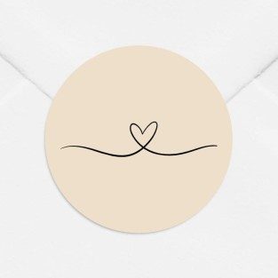 Stickers décès personnalisés coeur