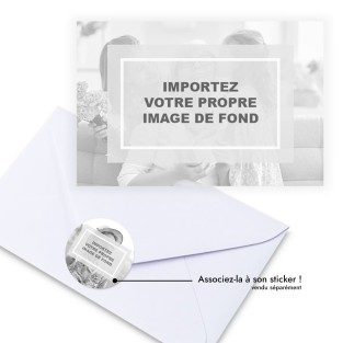 Carte de remerciements décès sur-mesure