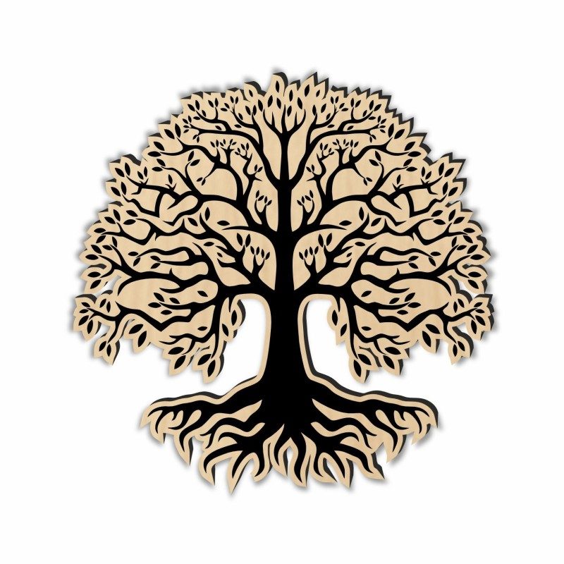 Plaque décorative pour tombe arbre de vie