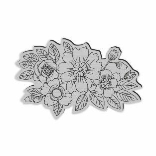 Plaque décorative pour tombe composition florale