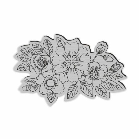 Plaque décorative pour tombe composition florale Plaque décorative pour tombe composition florale