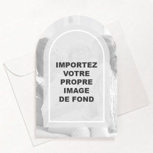 Carte de remerciements décès arche sur-mesure