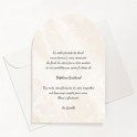 Carte de remerciements décès marbre or