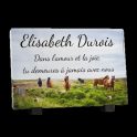 Plaque funéraire avec cheval
