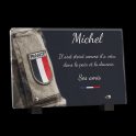 Plaque funéraire militaire
