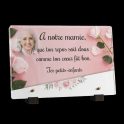 Plaque funéraire mamie