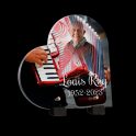 Plaque funéraire sur la musique