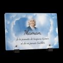Plaque funéraire ciel