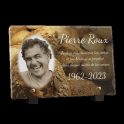 Plaque funéraire artisan