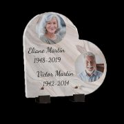 Plaque funéraire grands-parents
