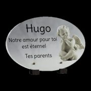Plaque funéraire bébé