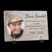 Plaque funéraire homme