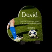 Plaque funéraire foot